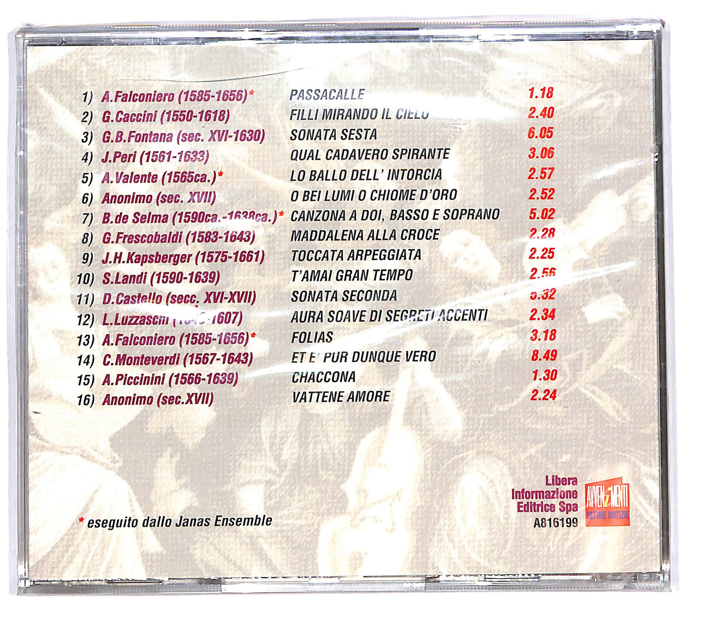 EBOND Various - D'amore e di madrigali EDITORIALE CD CD101644