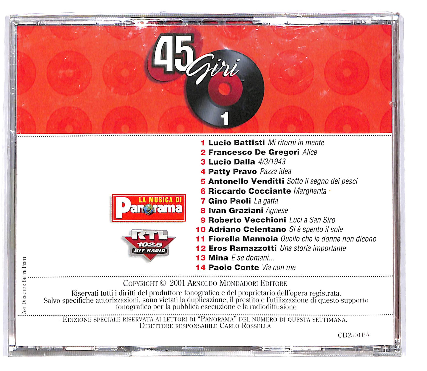 EBOND Various - 45 Giri Hit Parade Italiana Vol.1 EDITORIALE CD CD101649