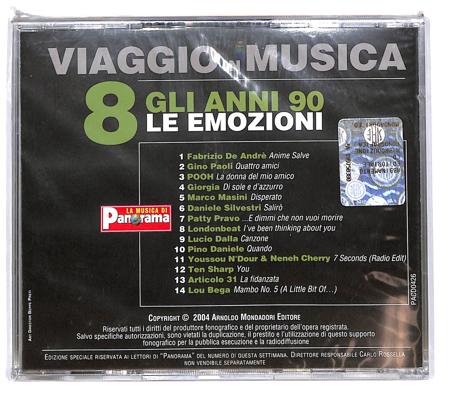 EBOND Various - Viaggio in musica Gli Anni 90 Le Emozioni EDITORIALE CD CD101656