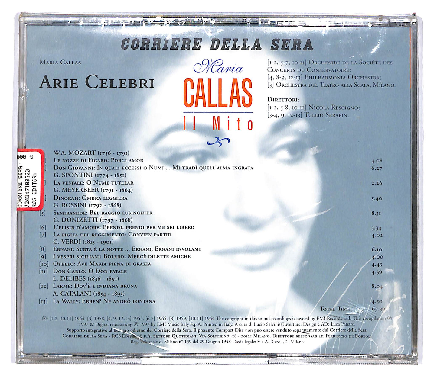 EBOND Maria Callas - il Mito - Arie Celebri EDITORIALE CD CD101658