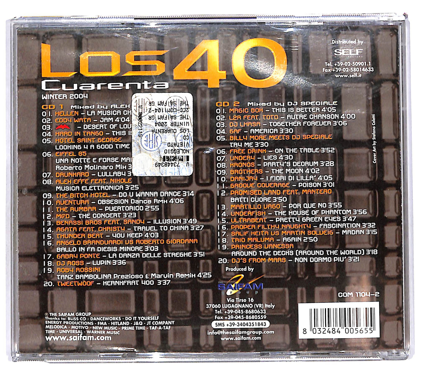 EBOND Various - Los Cuarenta Winter 2004 CD CD101808