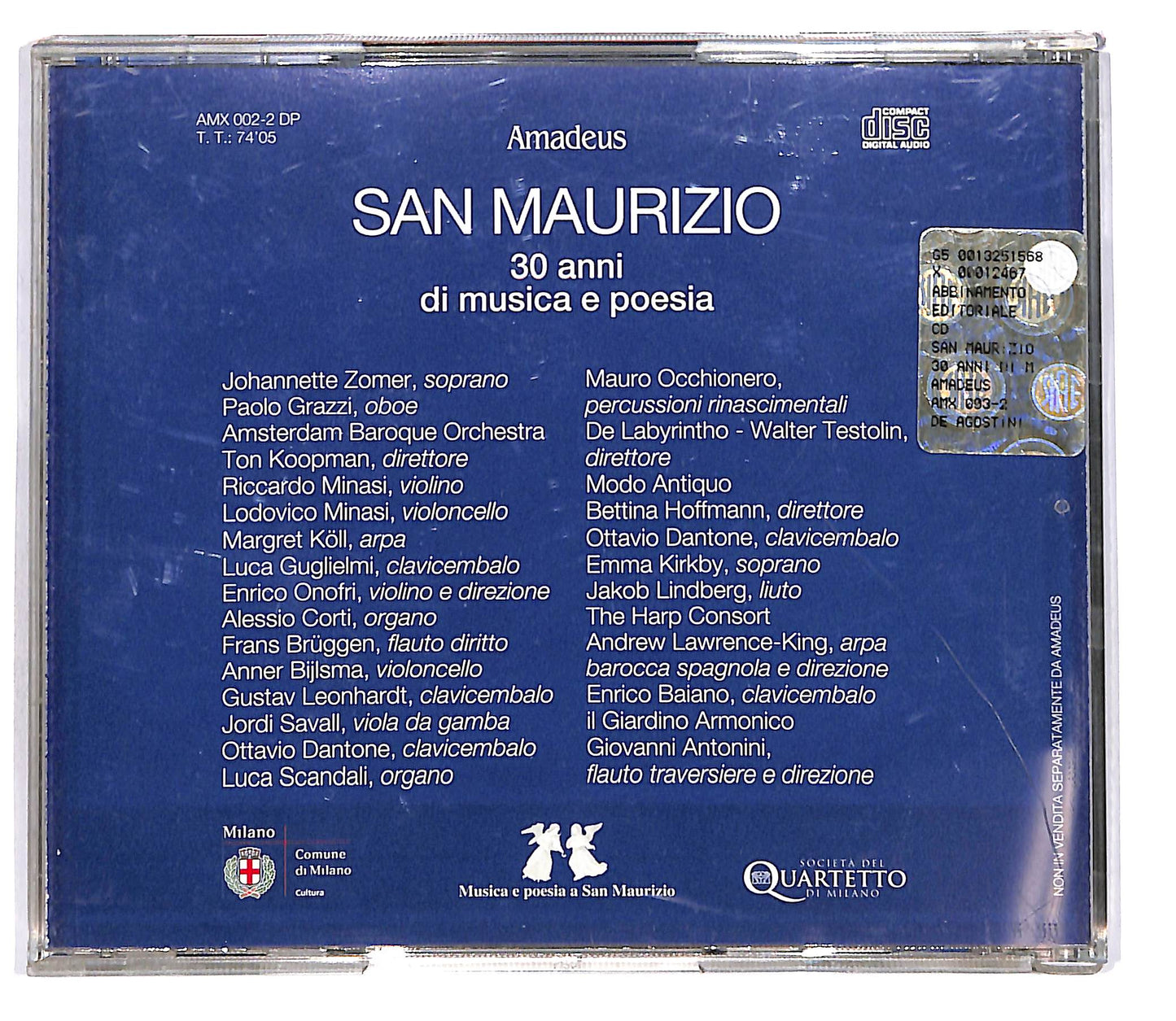EBOND Various - 30 Anni Di Musica E Poesia A San Maurizio EDITORIALE CD CD101828