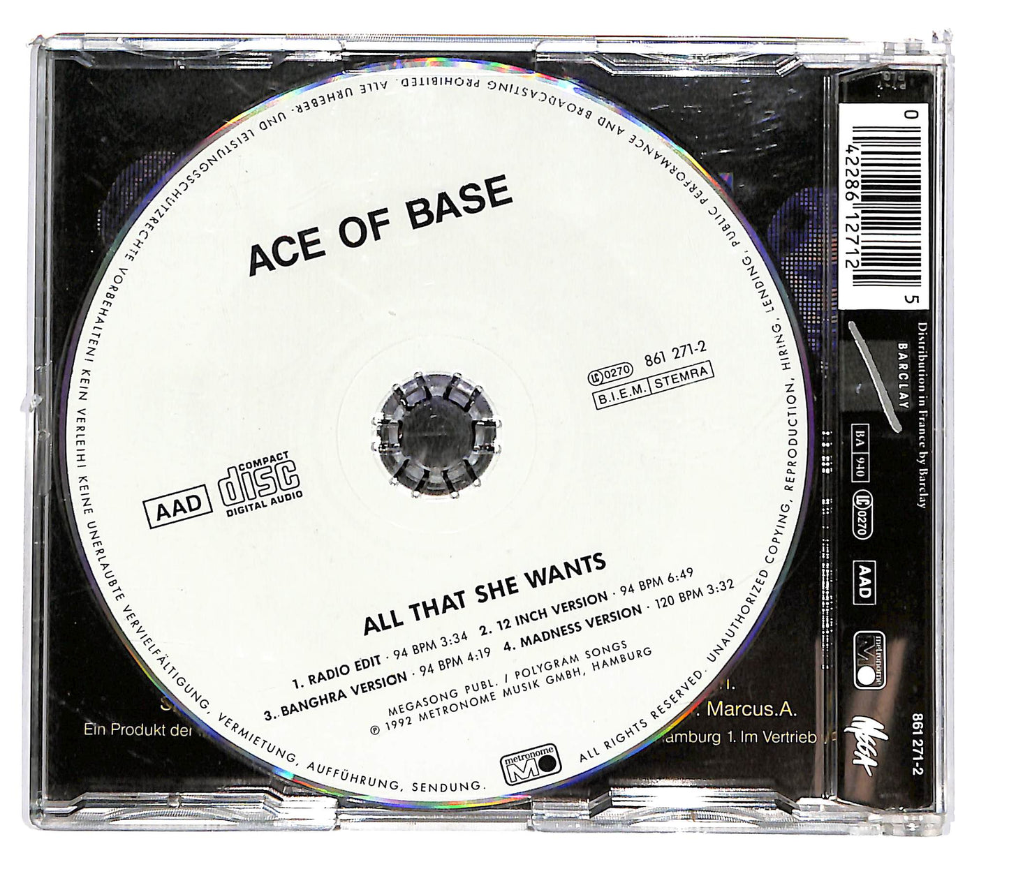 EBOND Ace Of Base - All That She Wants CD CD101849