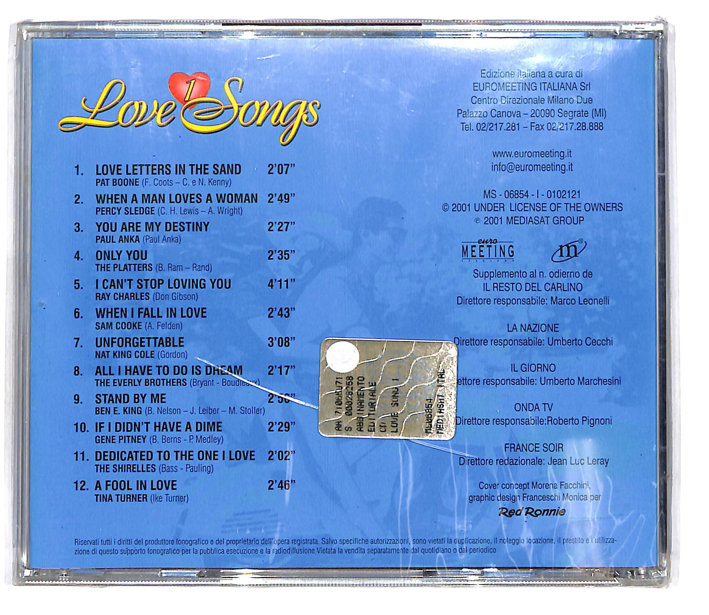 EBOND Various - Love song vol 1 EDITORIALE CD CD101851