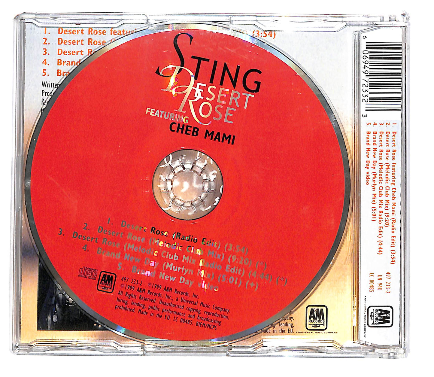 EBOND Sting Featuring Cheb Mami - Desert Rose CD CD101858