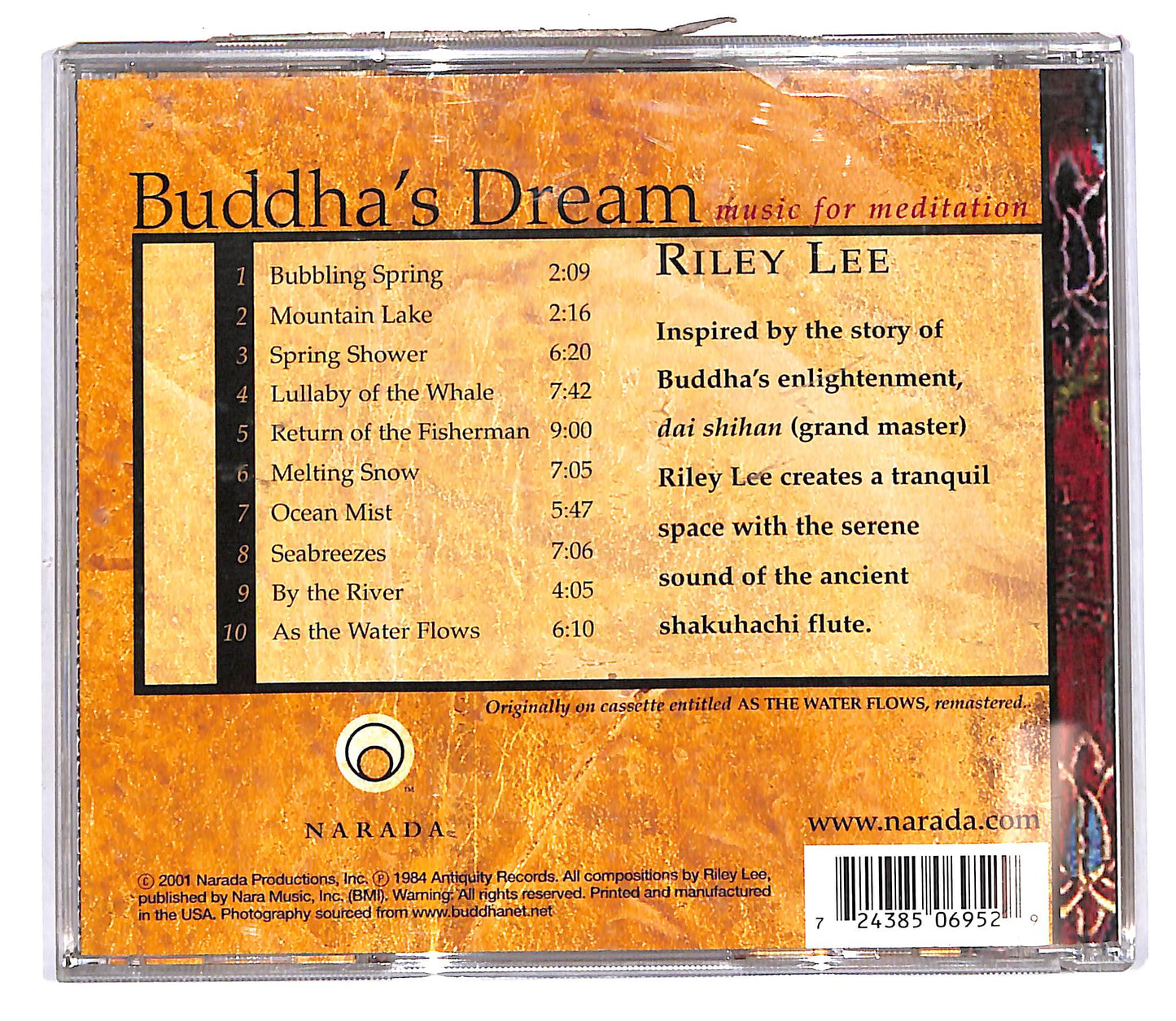 EBOND Riley Lee - Buddha's Dream CD CD102040
