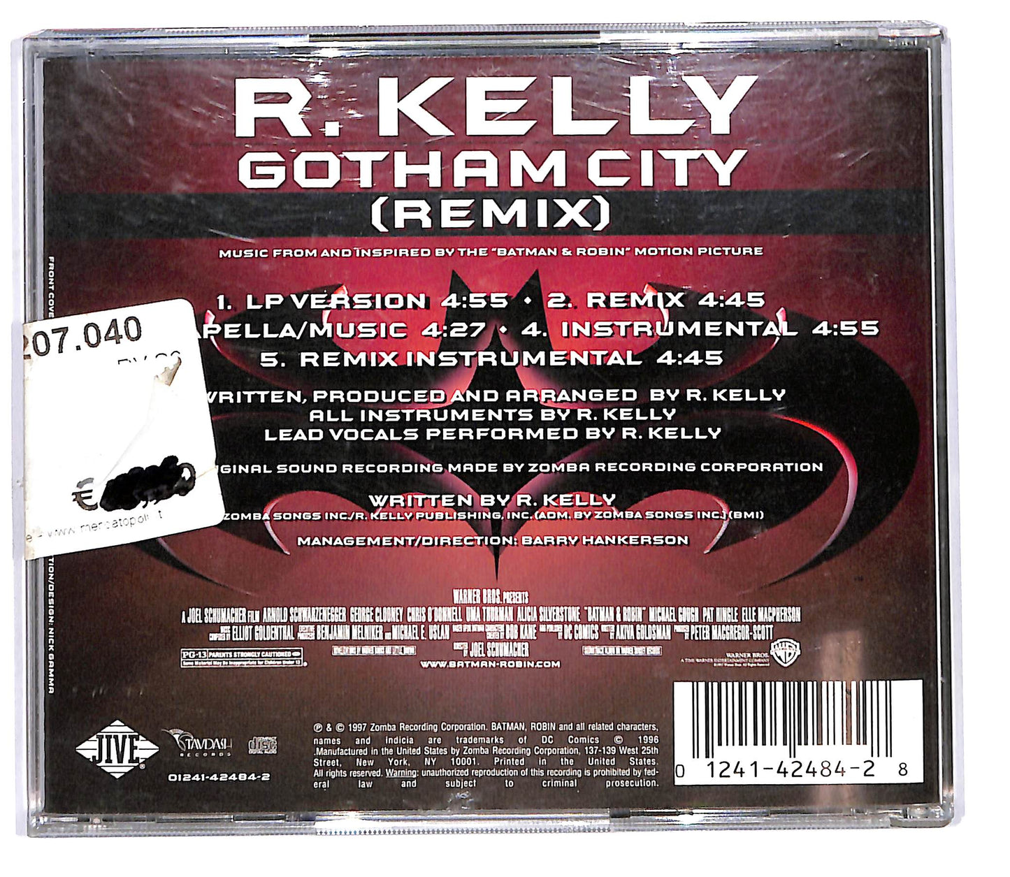 EBOND R. Kelly - Gotham City (Remix) CD CD102047