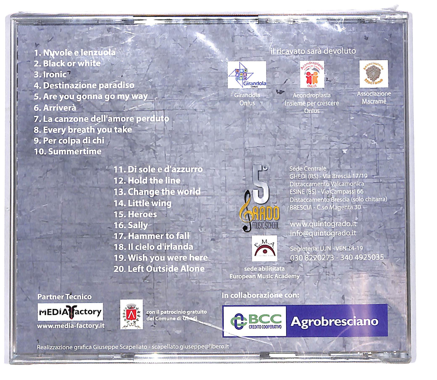 EBOND Various - quinto grado compilatione one CD CD102050