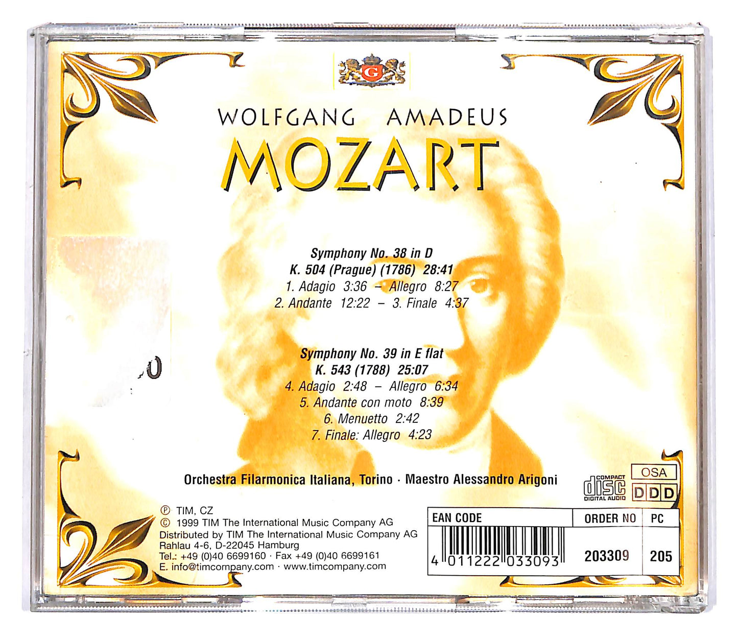 EBOND Amadeus Mozart - 46 Symphonies vol.9 CD CD102051
