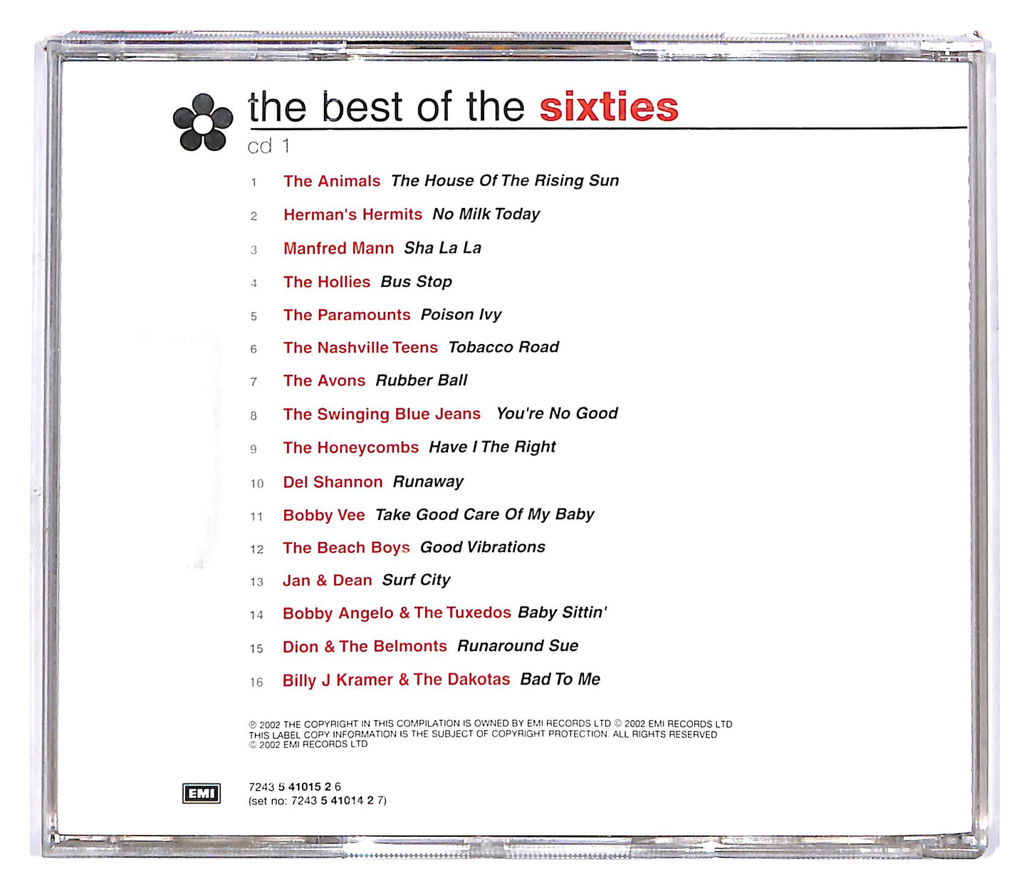 EBOND Various - The Best of the Sixties vol.1 CD CD102054