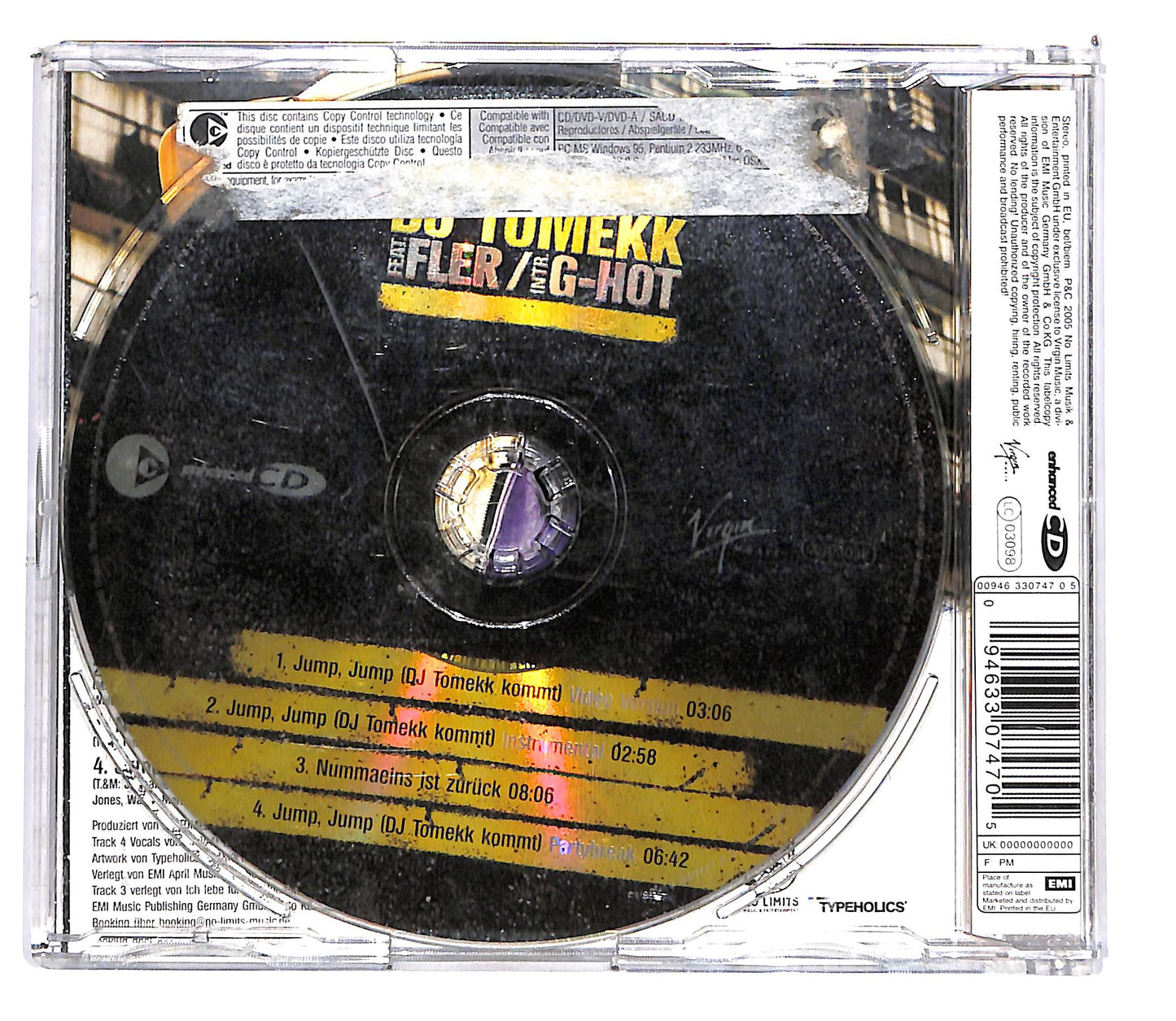 EBOND DJ Tomekk Feat. Fler Intr G-Hot - Jump, Jump CD CD102060
