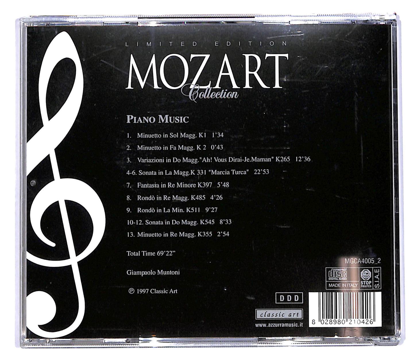 EBOND Mozart - Collection - Piano Music CD CD102103