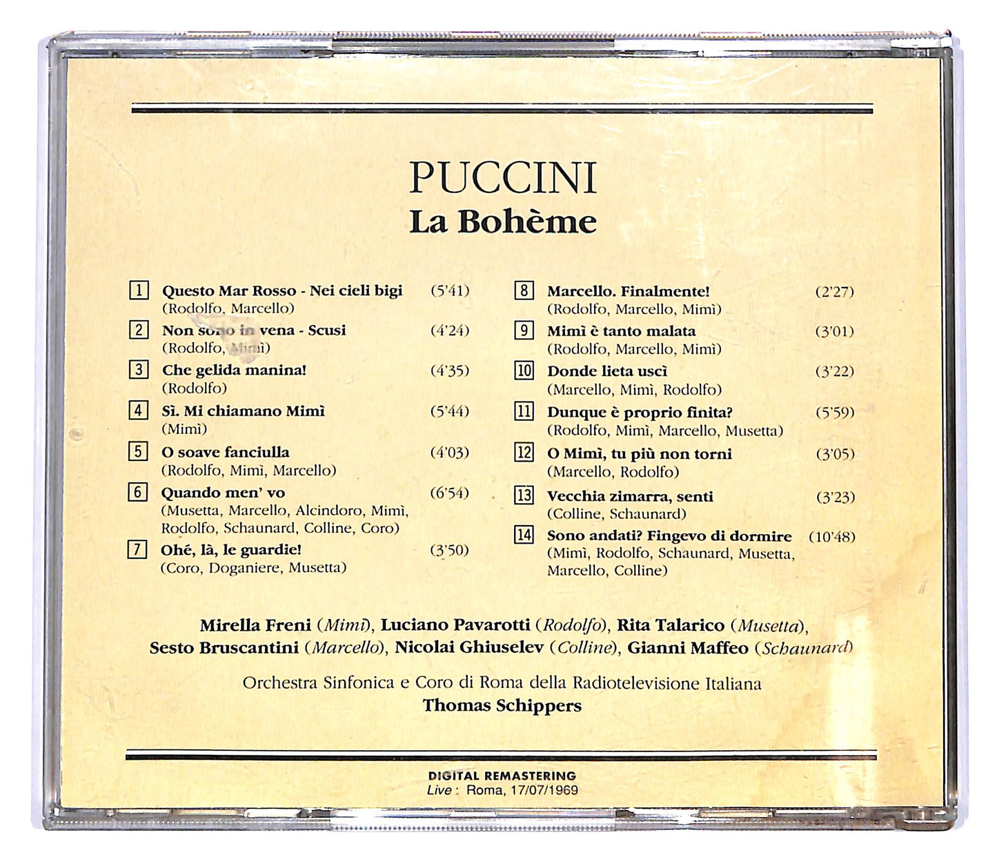 EBOND Puccini - La Boheme - Collection Lirica EDITORIALE CD CD102113