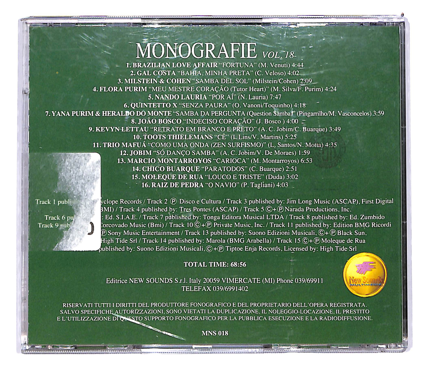 EBOND Various - Vol. 18 - Musica Brasiliana - Monografie CD CD102119