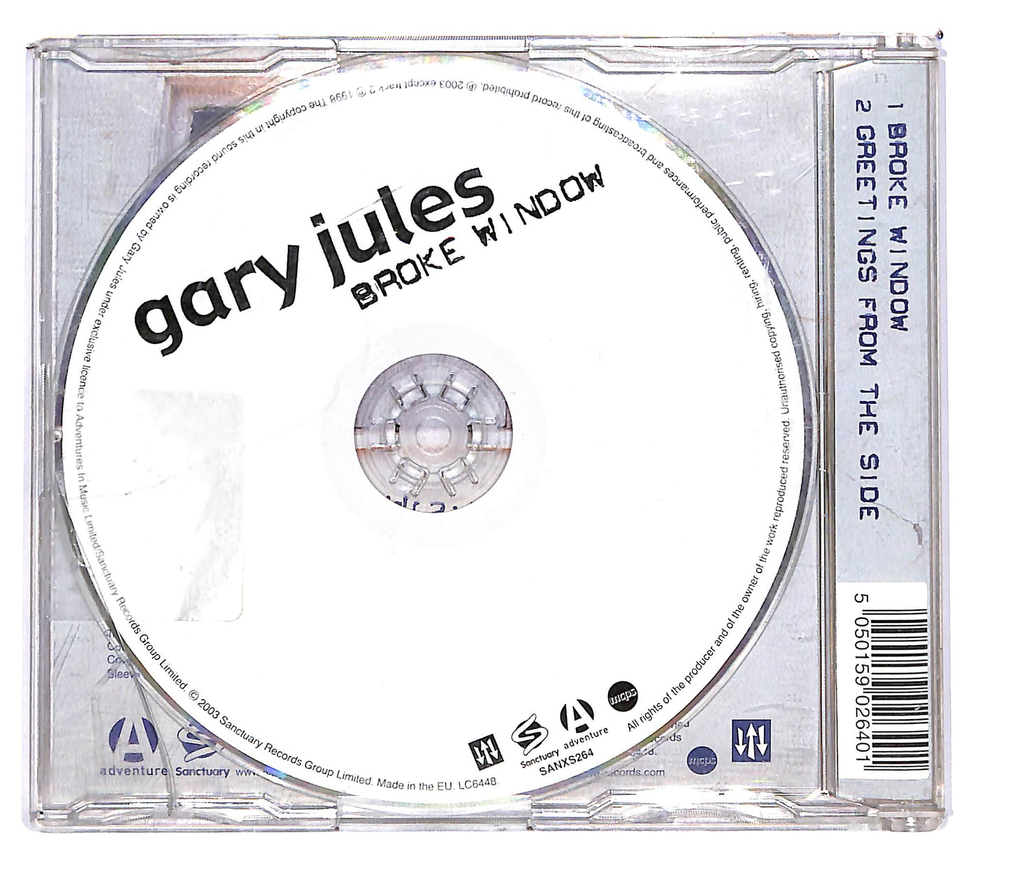 EBOND Gary Jules - Broke Window CD CD102141