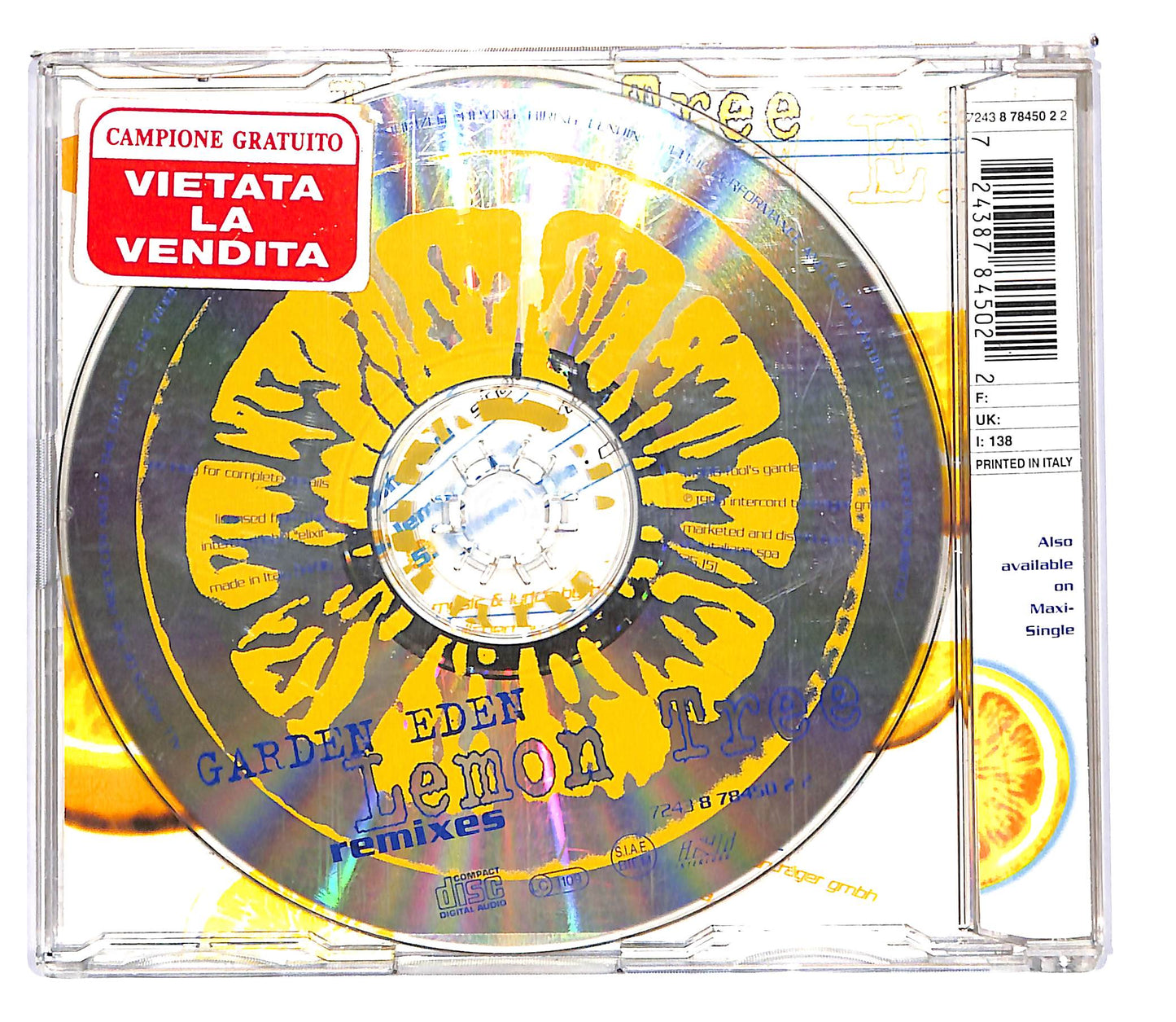 EBOND Garden Eden - Lemon Tree (Remixes) CD CD102206