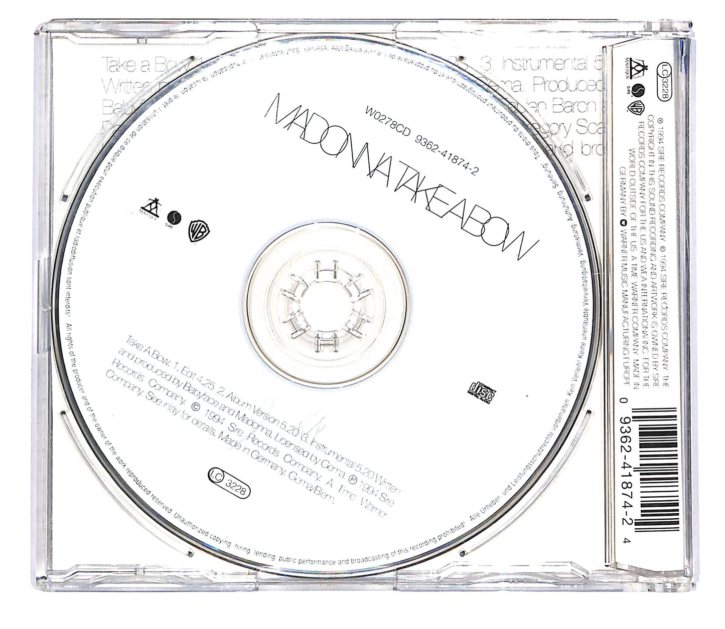 EBOND Madonna - Take A Bow CD CD102207