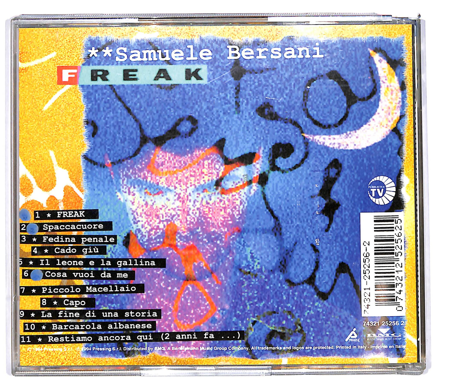 EBOND Samuele Bersani - Freak CD CD102213