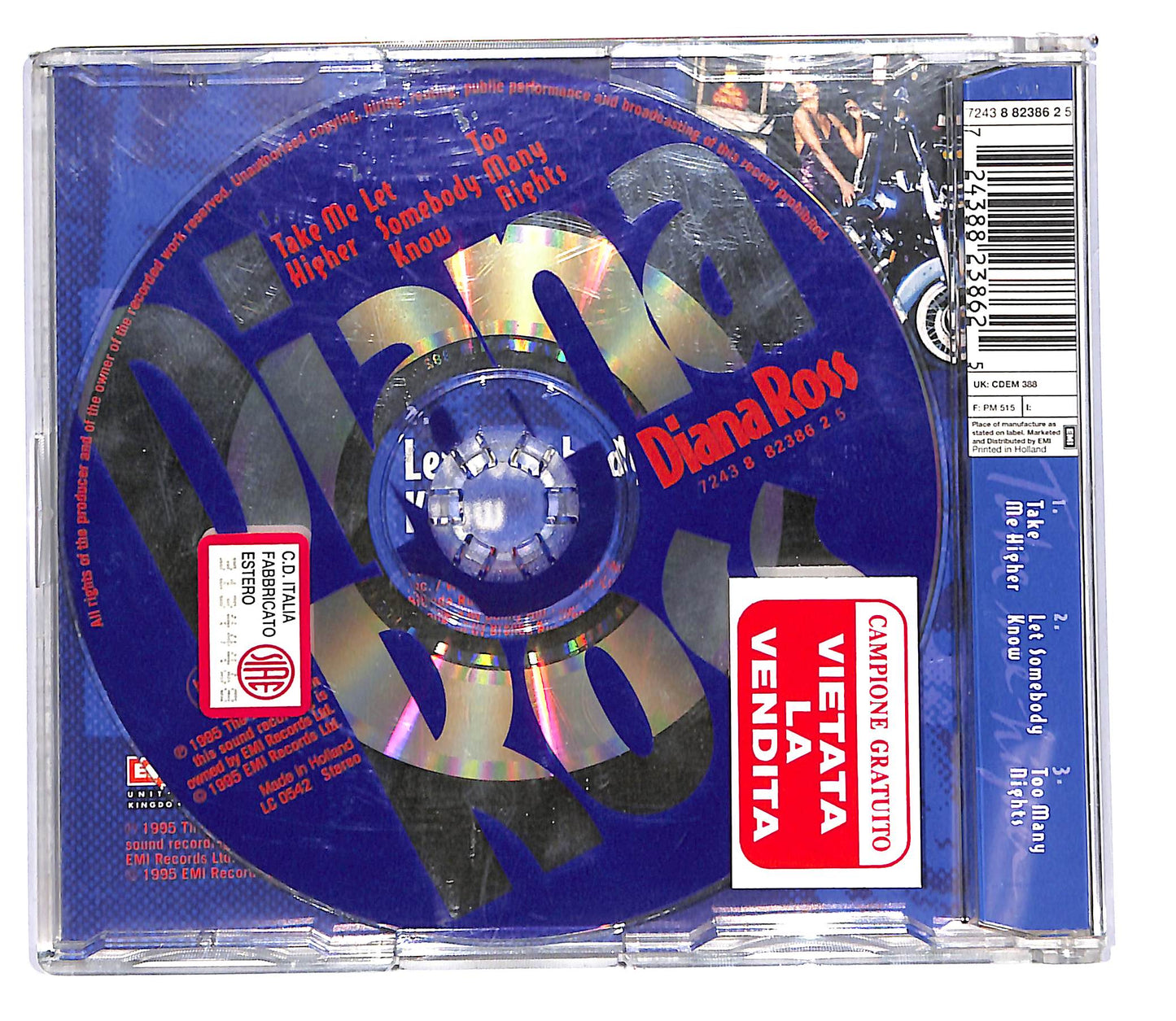 EBOND Diana Ross - Take Me Higher CD CD102226