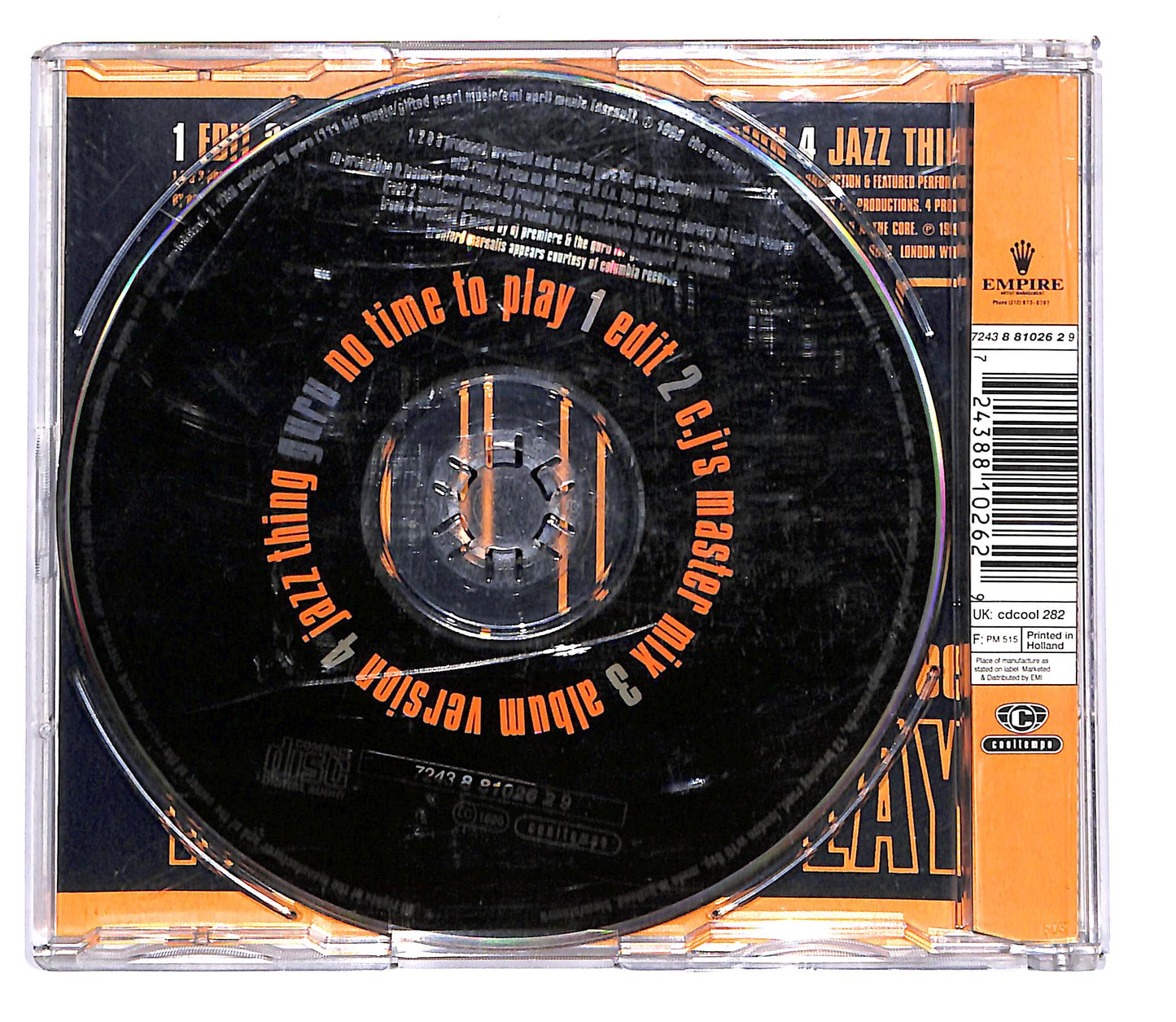 EBOND Guru - No Time To Play CD CD102329