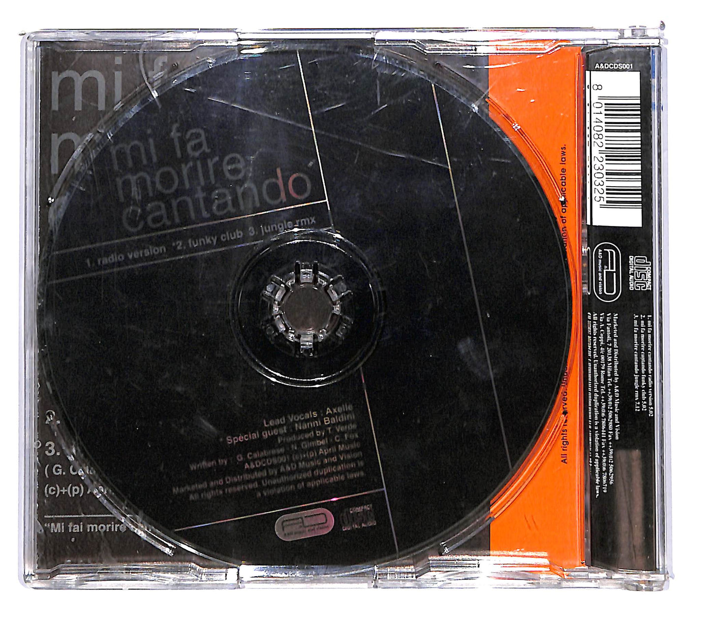 EBOND Axelle - Mi Fai Morire Cantando(Killing Me Softly) CD CD102336