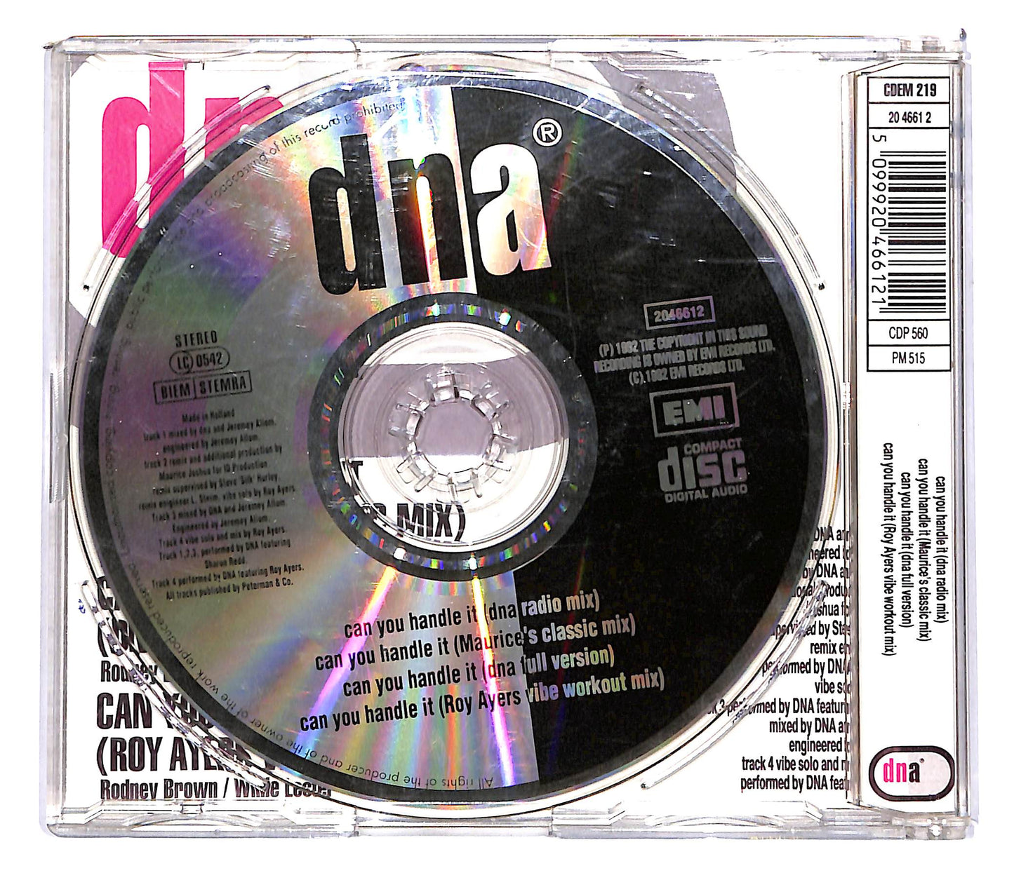 EBOND DNA - Can You Handle It CD CD102352