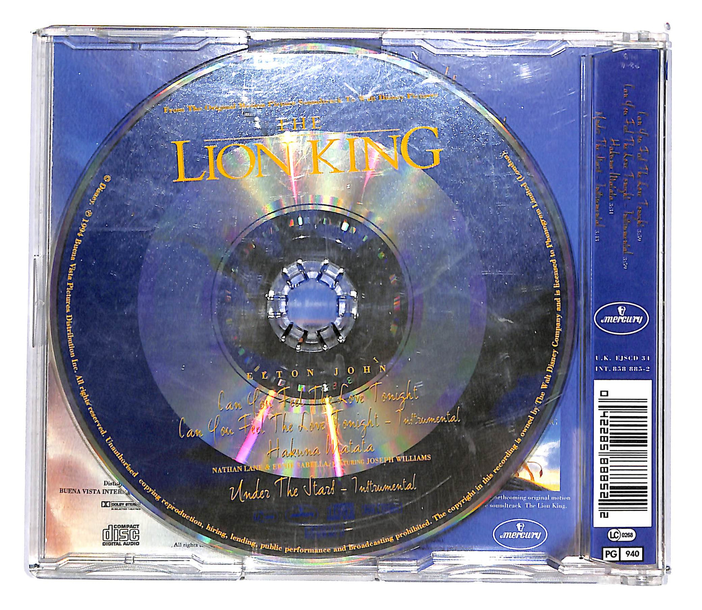 EBOND Elton John - Can You Feel The Love Tonight CD CD102365