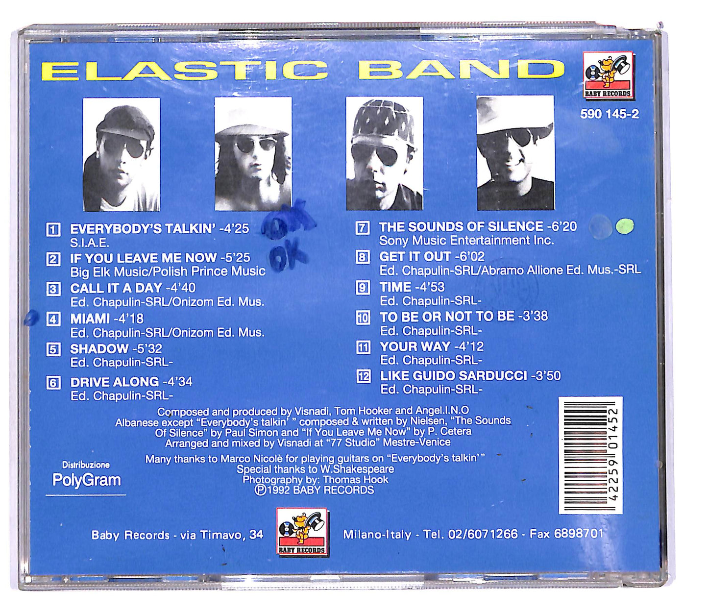 EBOND Elastic Band - Get It Out CD CD102403