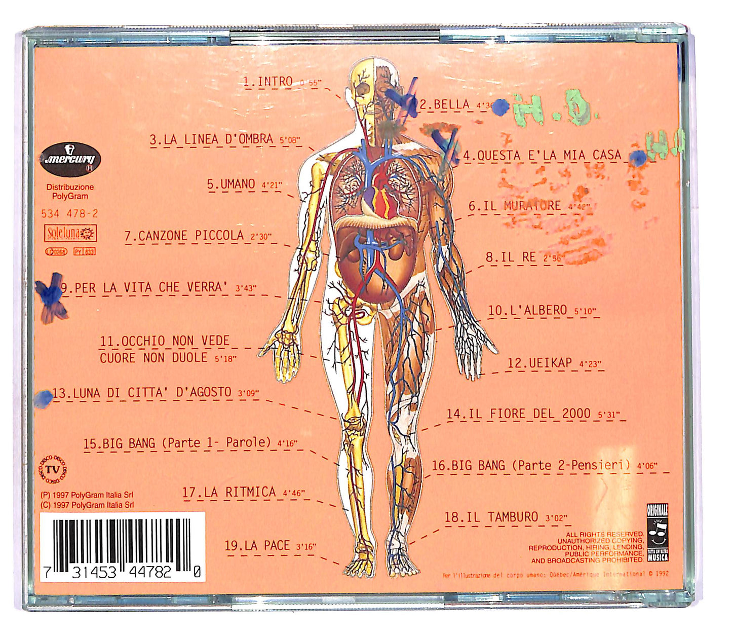 EBOND Jovanotti - Lorenzo 1997 - L'Albero CD CD102420