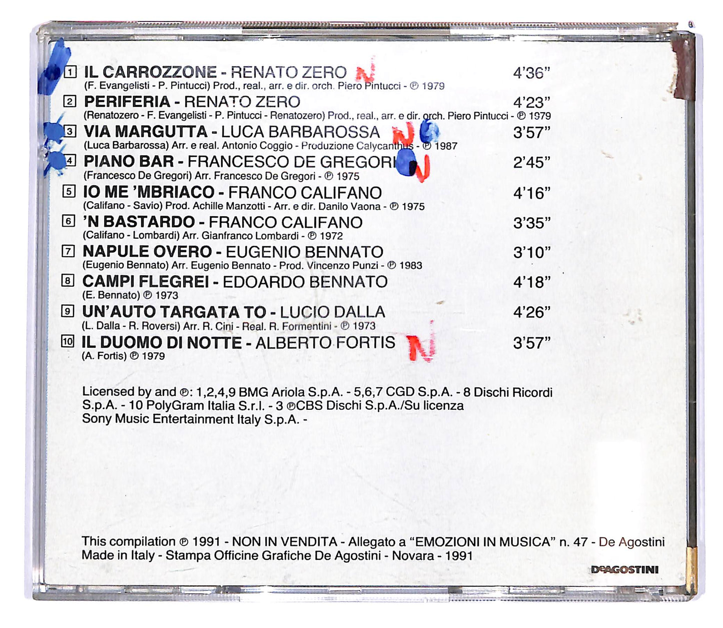 EBOND Various - Citta E Contrasti - Emozioni in musica EDITORIALE CD CD102453