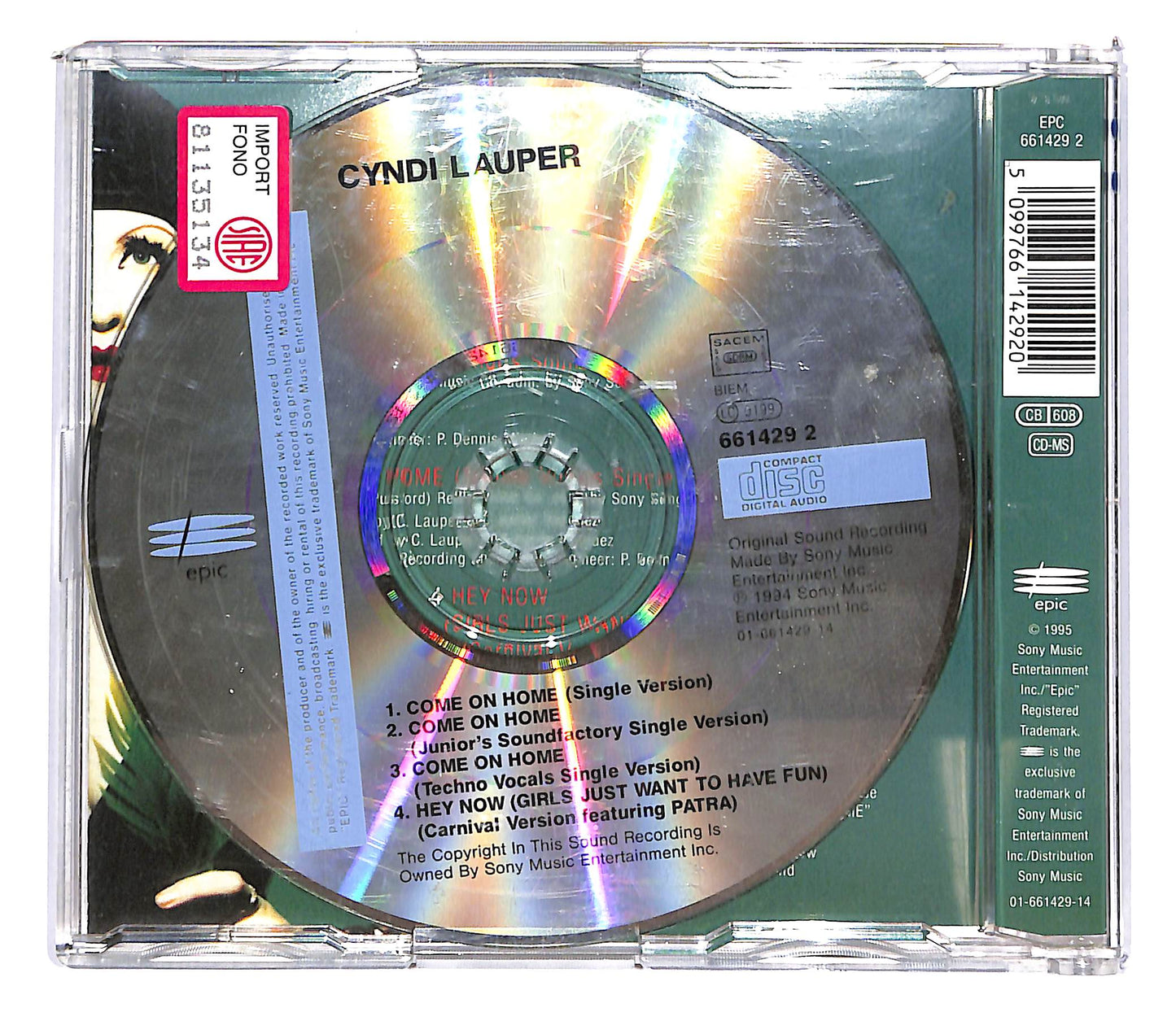 EBOND Cyndi Lauper - Come On Home CD CD102513