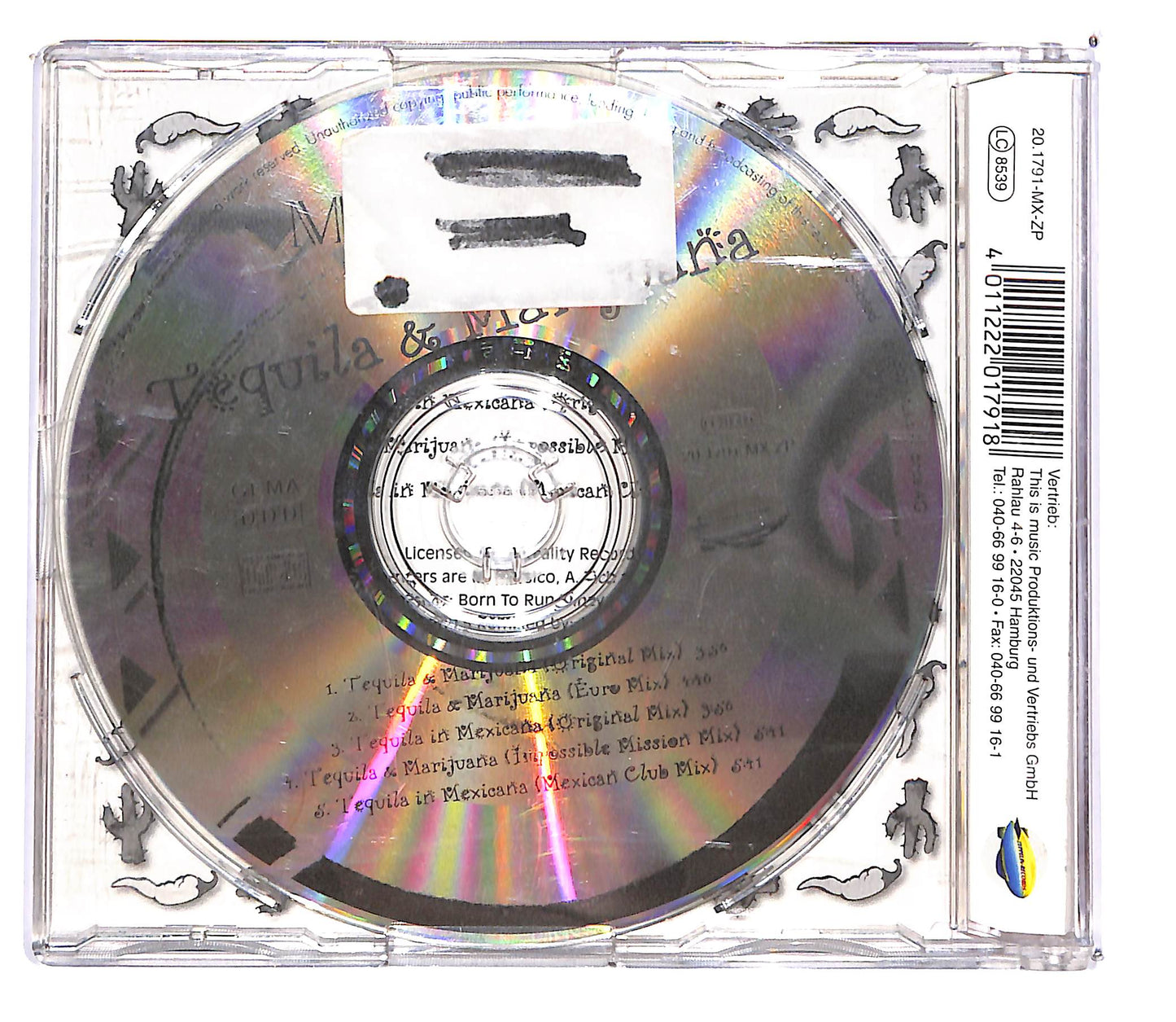 EBOND M. Poppers - Tequila & Marijuana CD CD102618