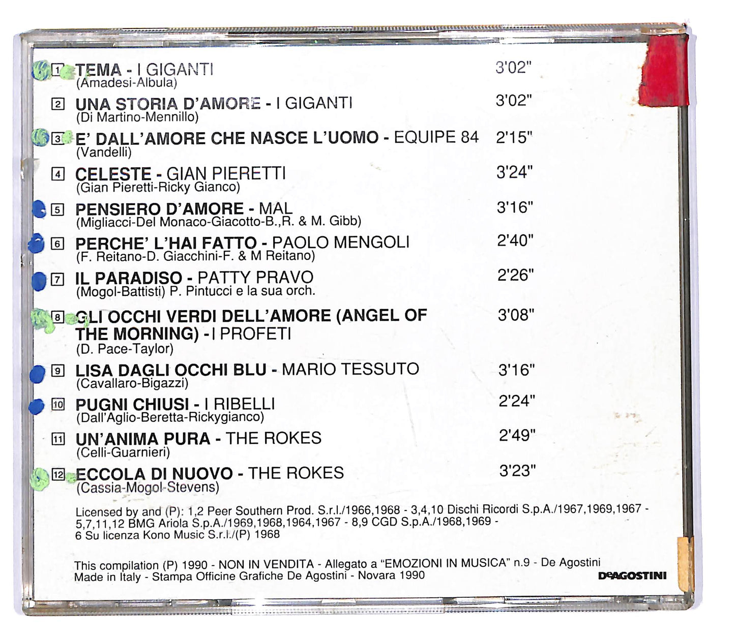 EBOND Various - Io Penso Che L'Amor.. Emozioni in Musica EDITORIALE CD CD102619
