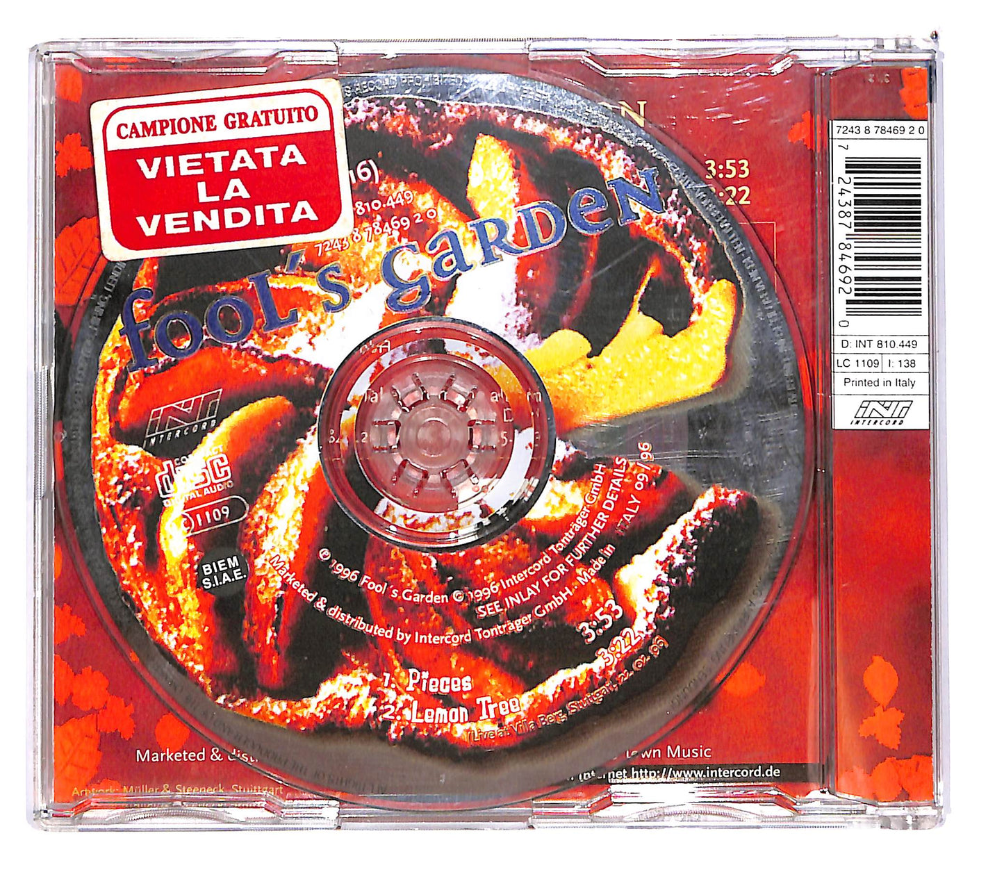 EBOND Fool's Garden - Pieces CD CD102625