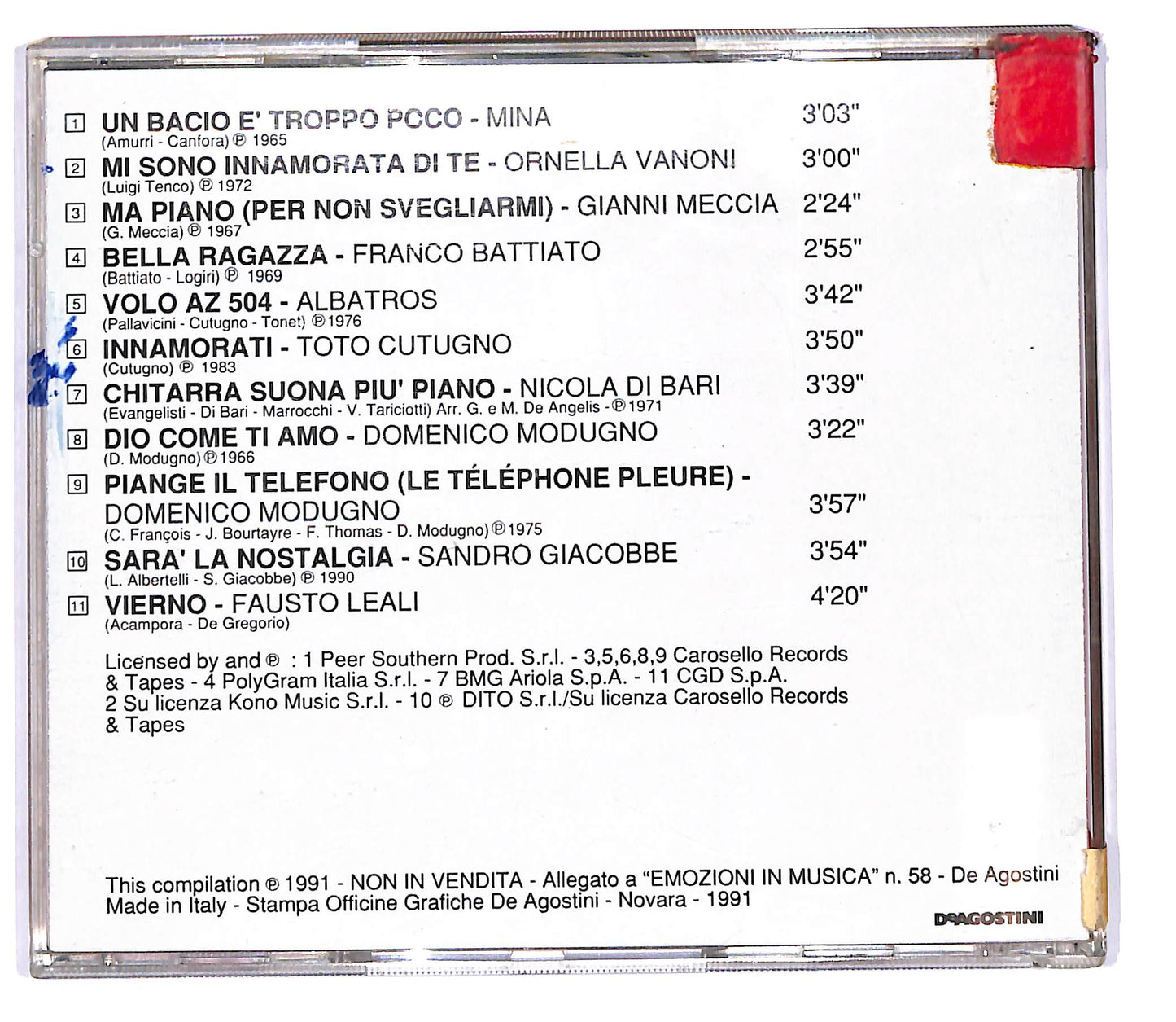 EBOND Various - Dio Come Ti Amo EDITORIALE CD CD102631