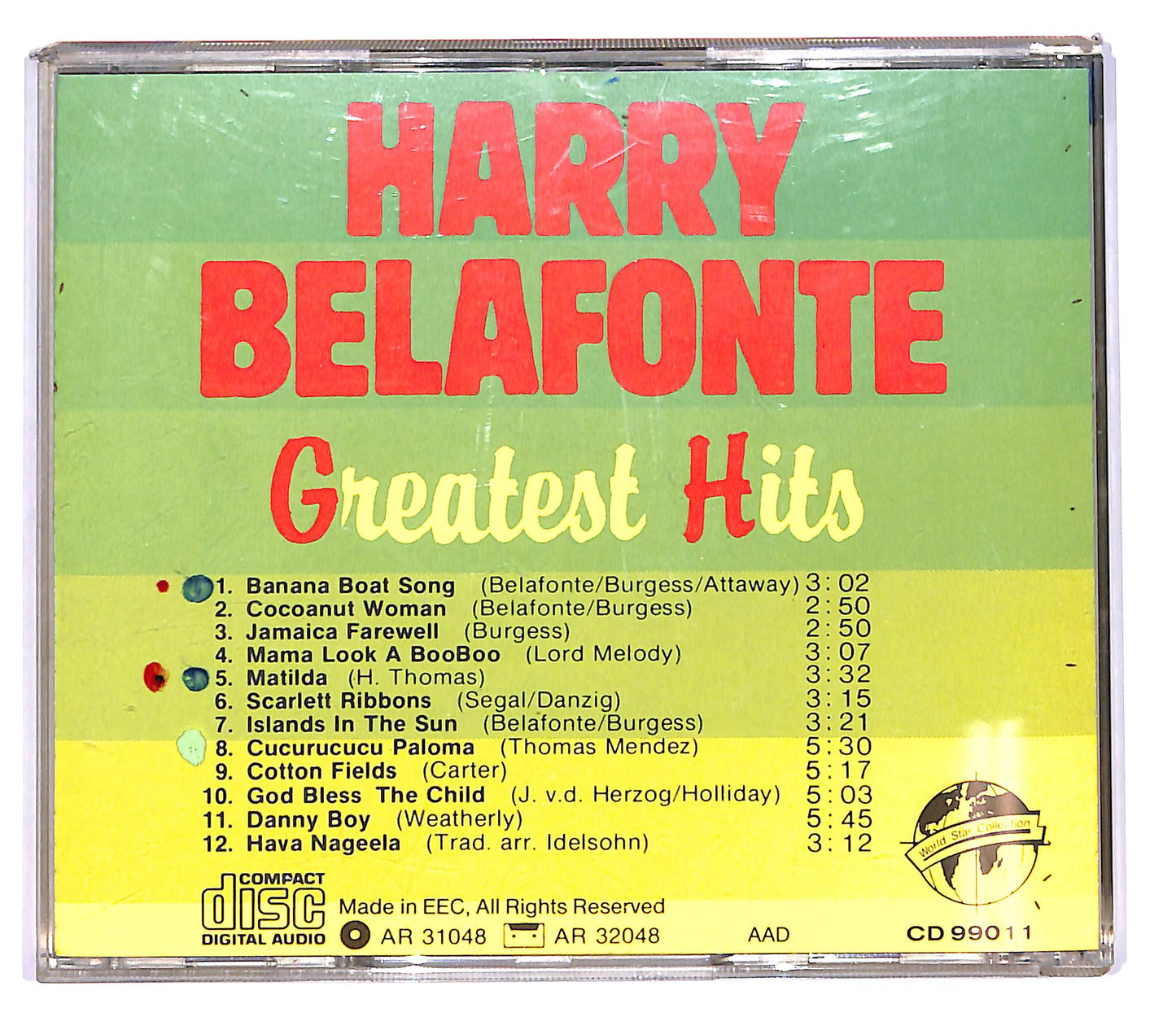 EBOND Harry Belafonte - Greatest Hits CD CD102654