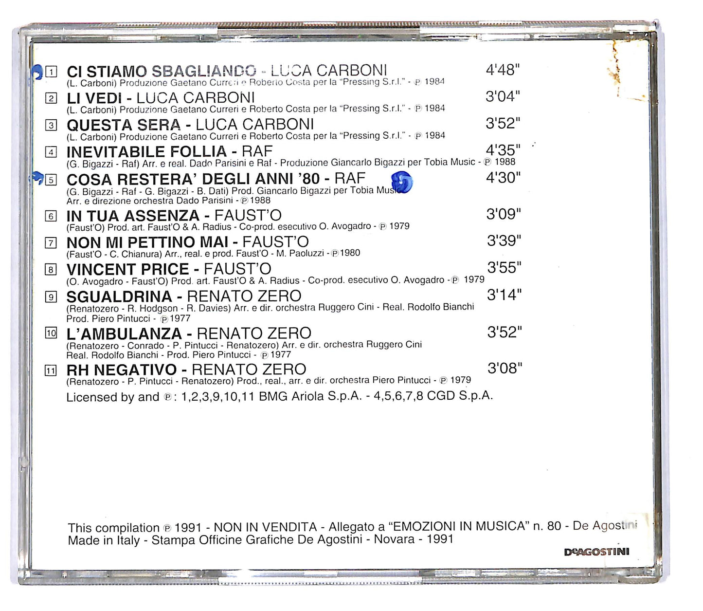 EBOND Various - Inevitabili Follie - Emozioni in Musica EDITORIALE CD CD102733