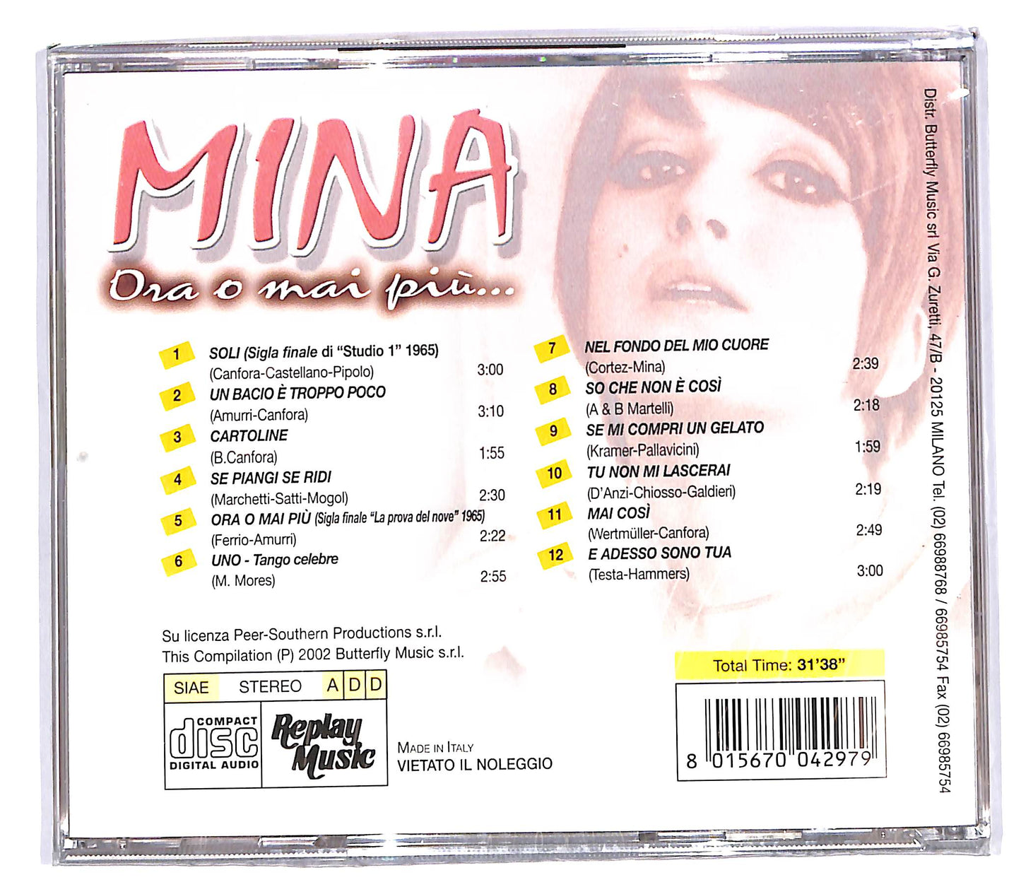 EBOND Mina - Ora O Mai Piu... CD CD102754