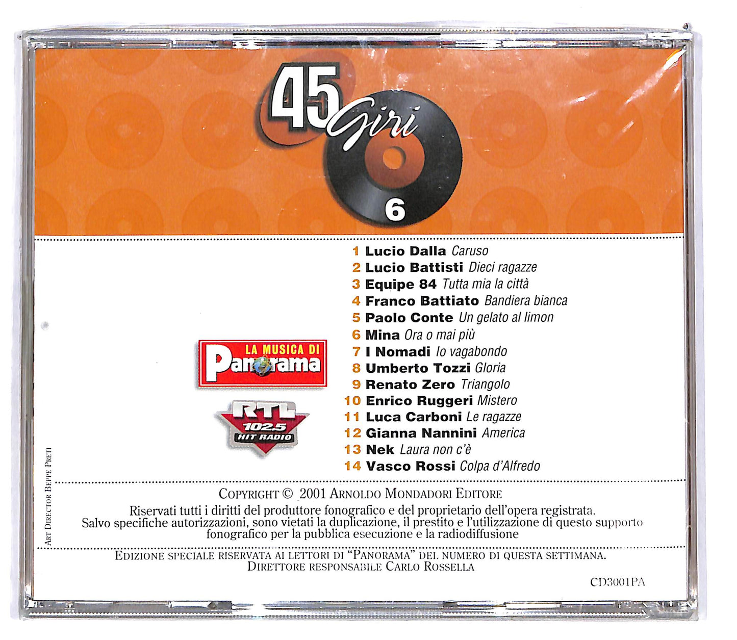 EBOND Various - 45 Giri Hit Parade Italiana EDITORIALE CD CD102829