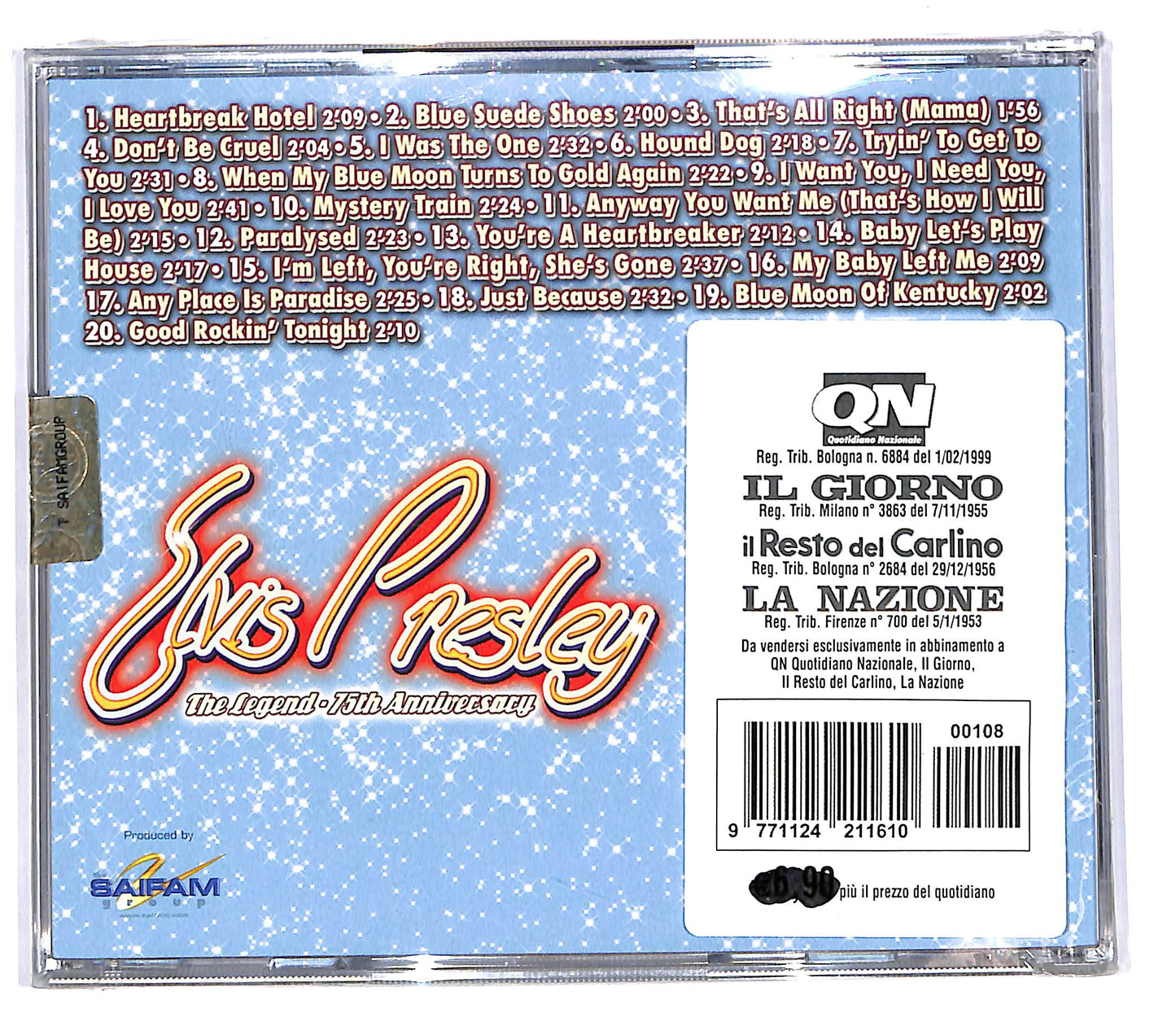 EBOND Elvis Presley - The Legend - 75th Anniversary EDITORIALE CD CD102843