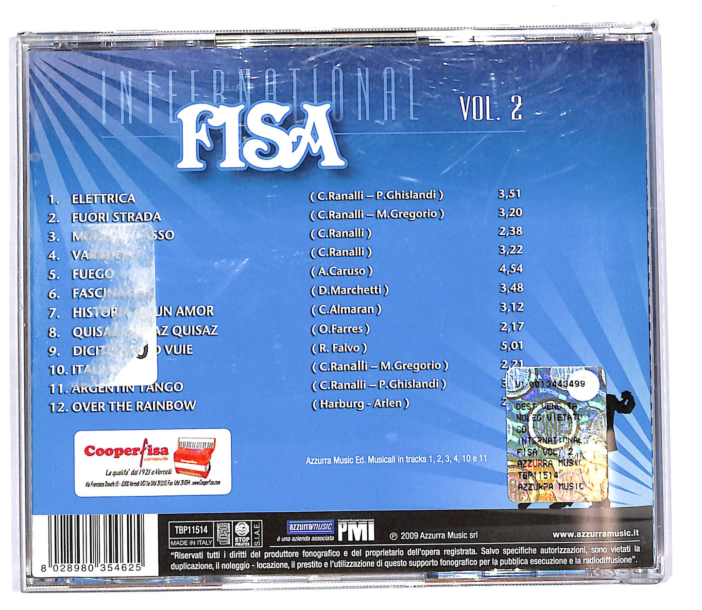 EBOND Claudio Ranalli - International Fisa vol.2 CD CD102858
