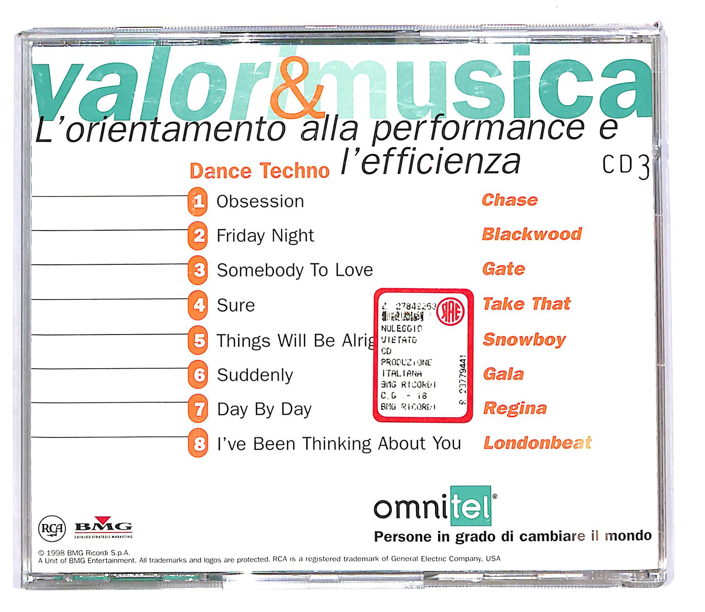 EBOND Various - L'Orientamento Alla Performance E L'Efficienza CD CD102909