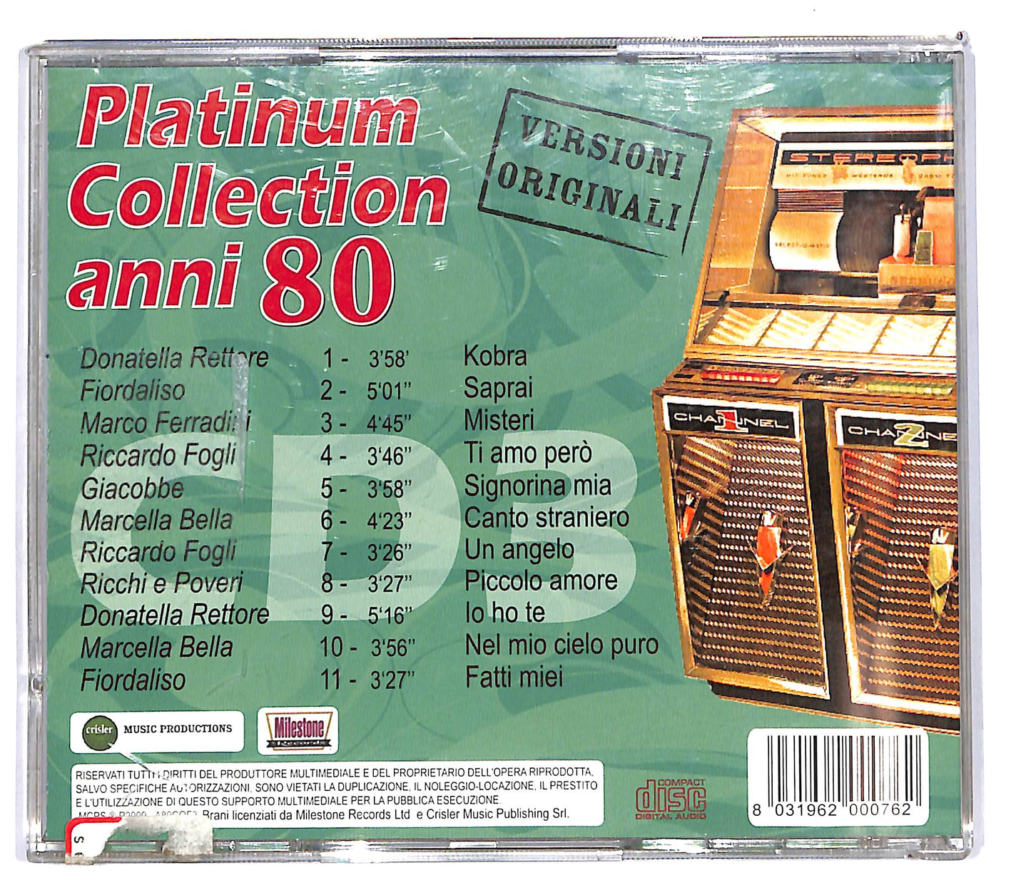EBOND Various - Platinum Collection Anni 80 N.3 CD CD102924