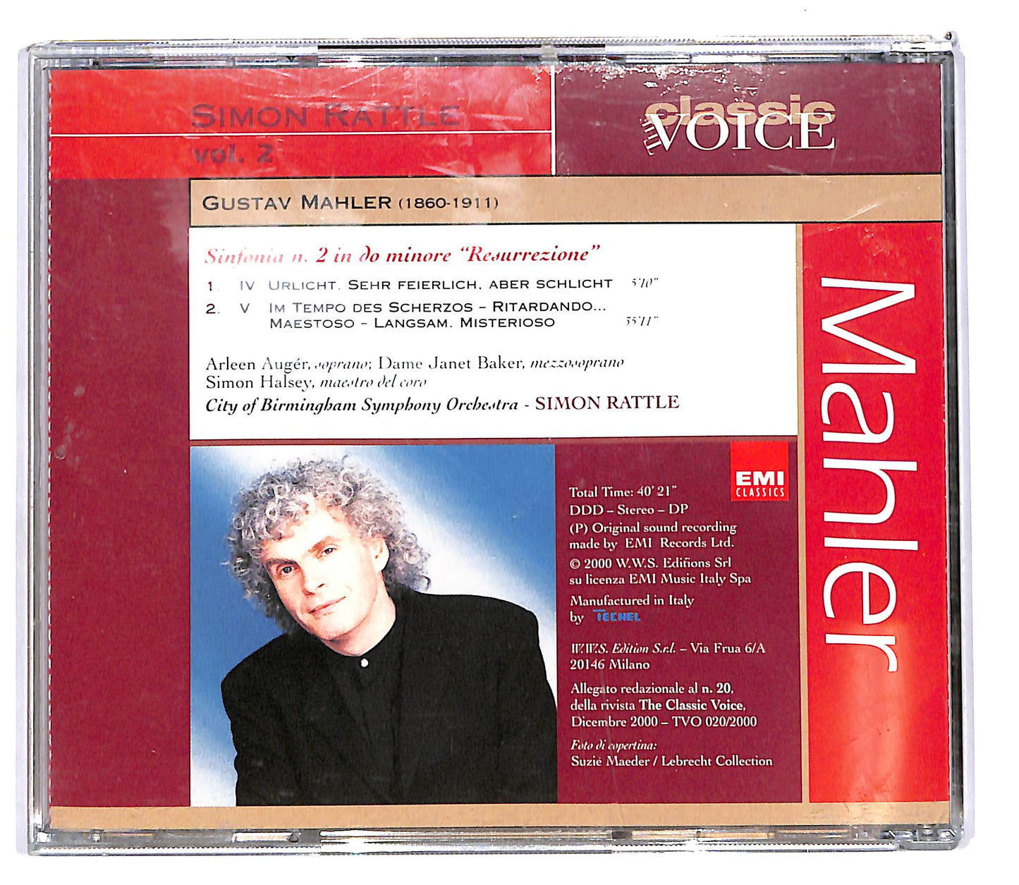 EBOND Mahler - Simon Rattle - Sinfonia N. 2 Resurrezione CD CD102931