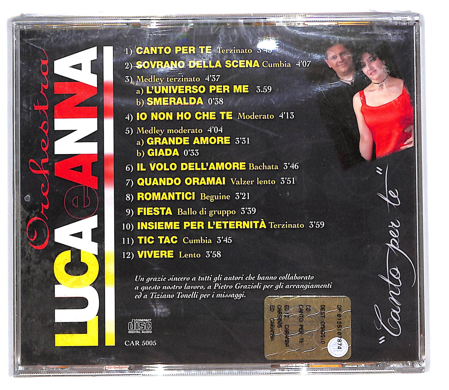 EBOND Orchestra Luca & Anna - Canto per te CD CD103005