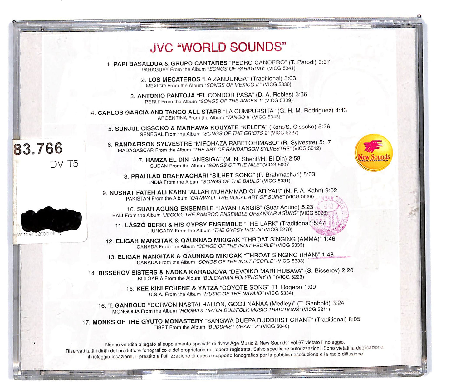EBOND Various - JVC World Sounds CD CD103023