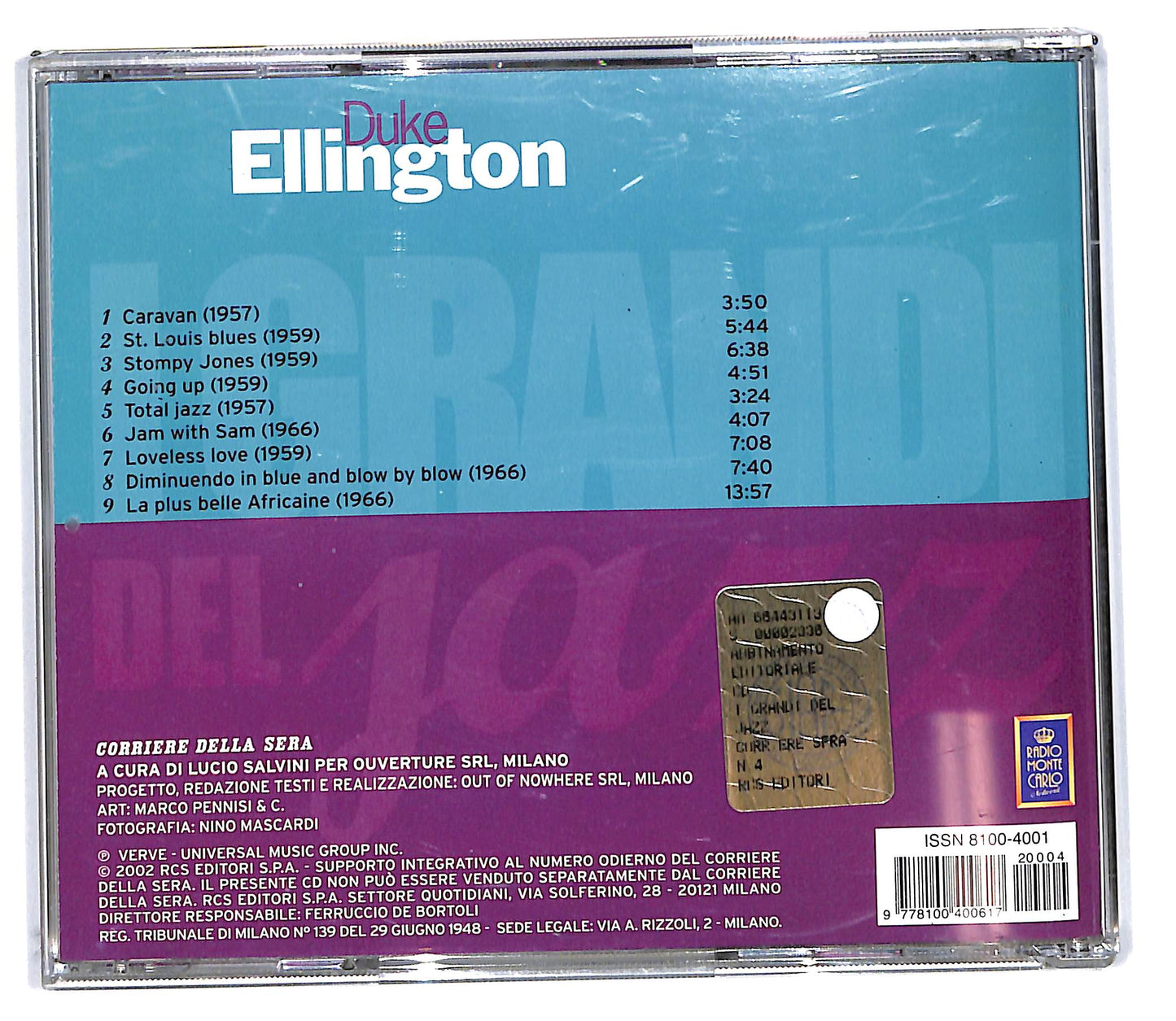 EBOND Duke Ellington - Duke Ellington EDITORIALE CD CD103041