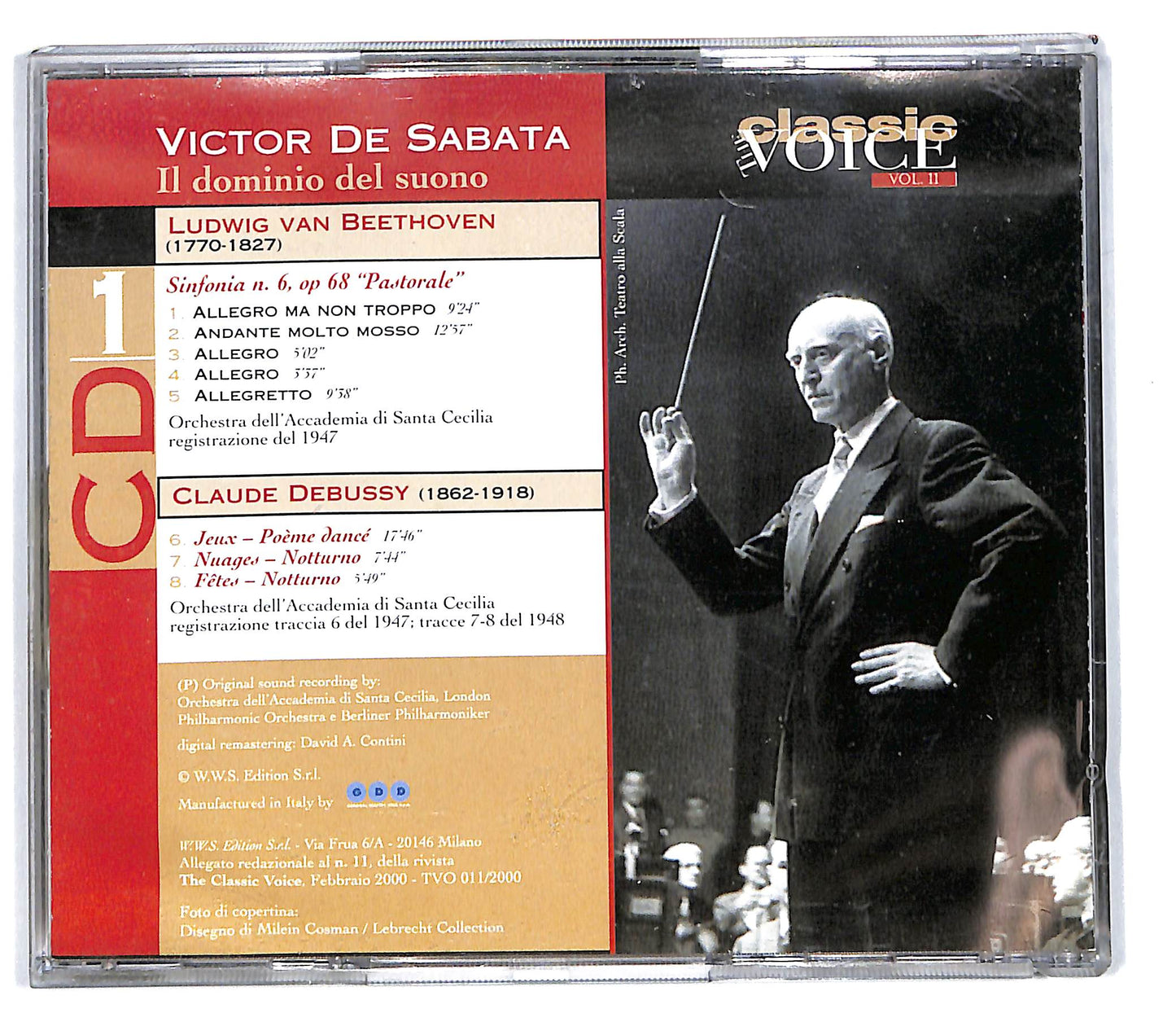 EBOND Victor De Sabata - il dominio del suono vol.11 (cd1)EDITORIALE CD103053