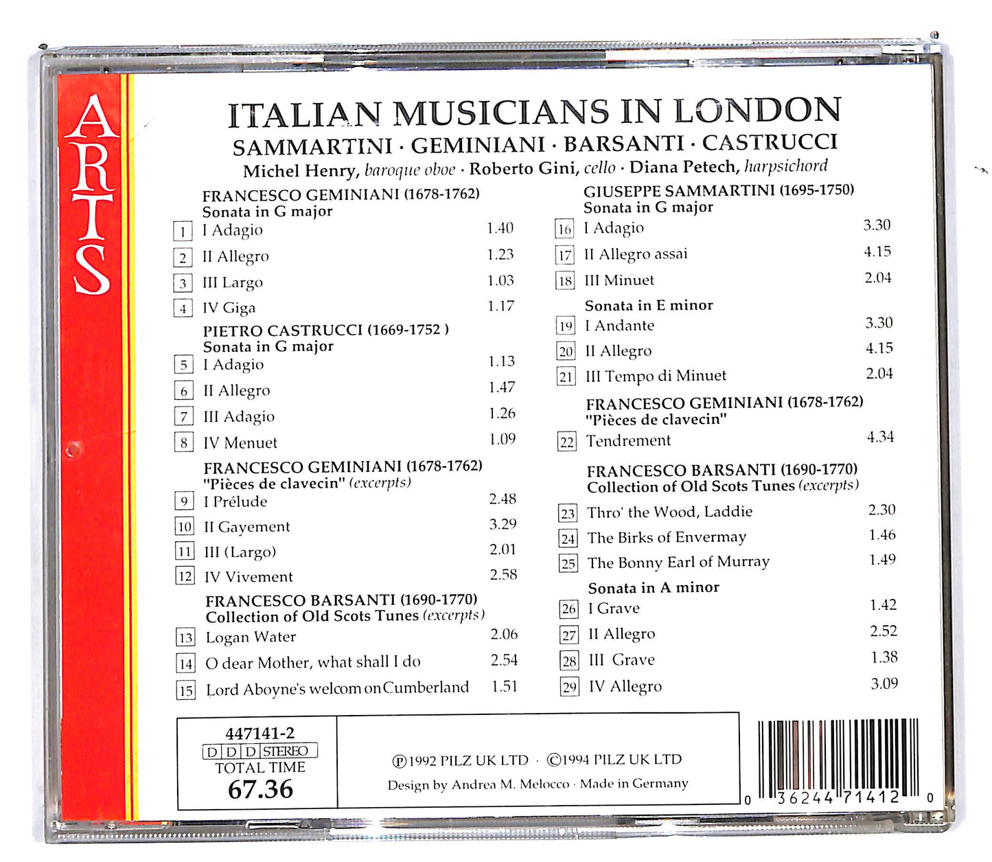 EBOND Various - Italian Musicians in London CD CD103133