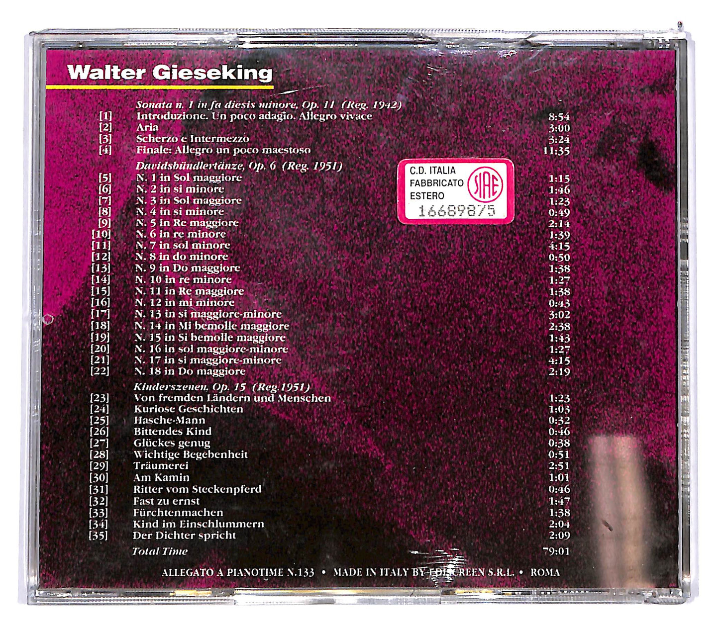EBOND Walter Gieseking - Walter Gieseking CD CD103158